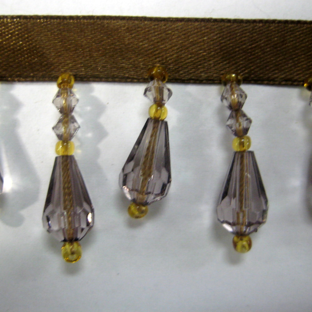 GLASS BEADED FRINGE GLASS BEADED FRINGE